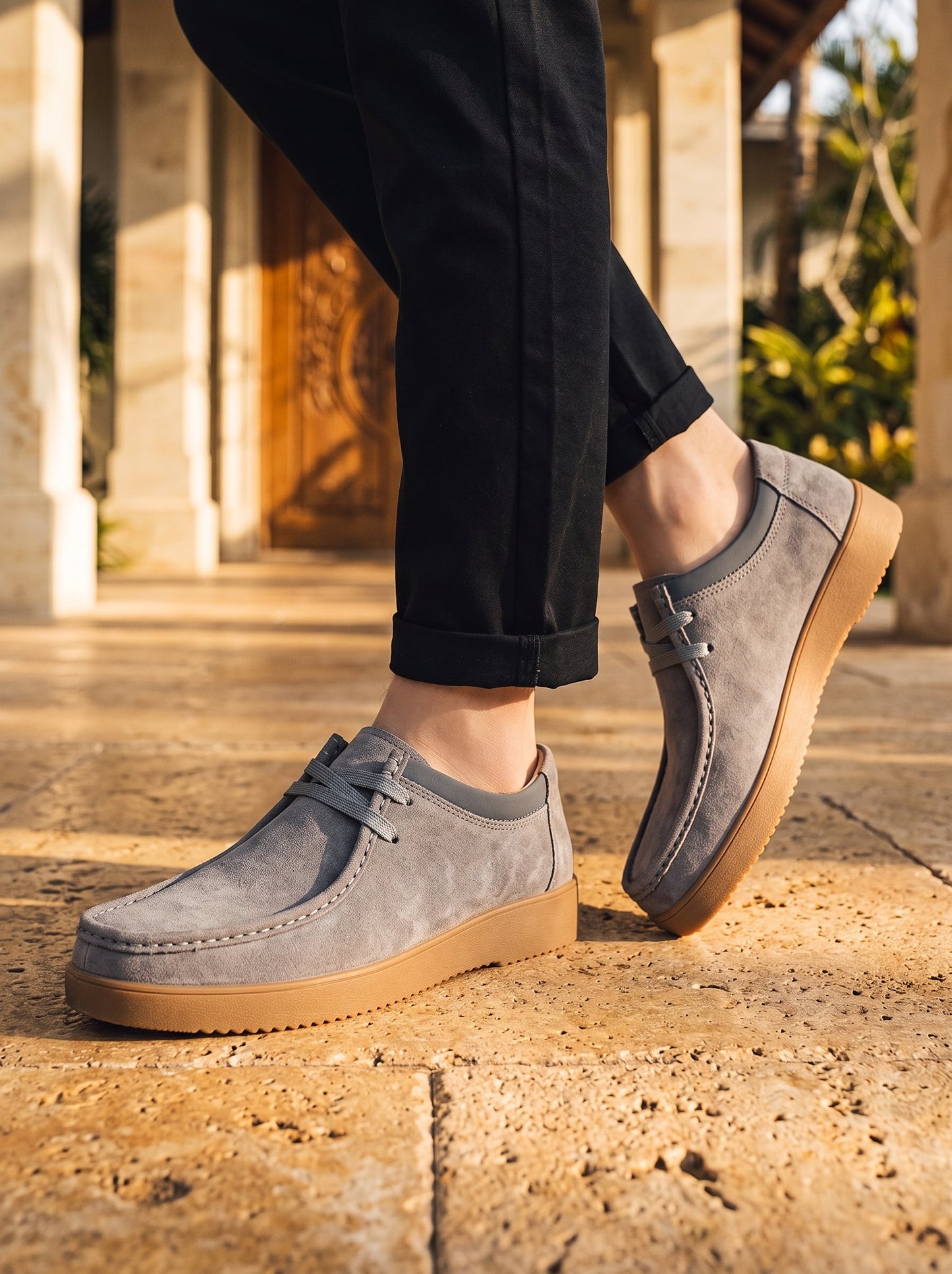 Loris Leather Moccasin Lace-Up