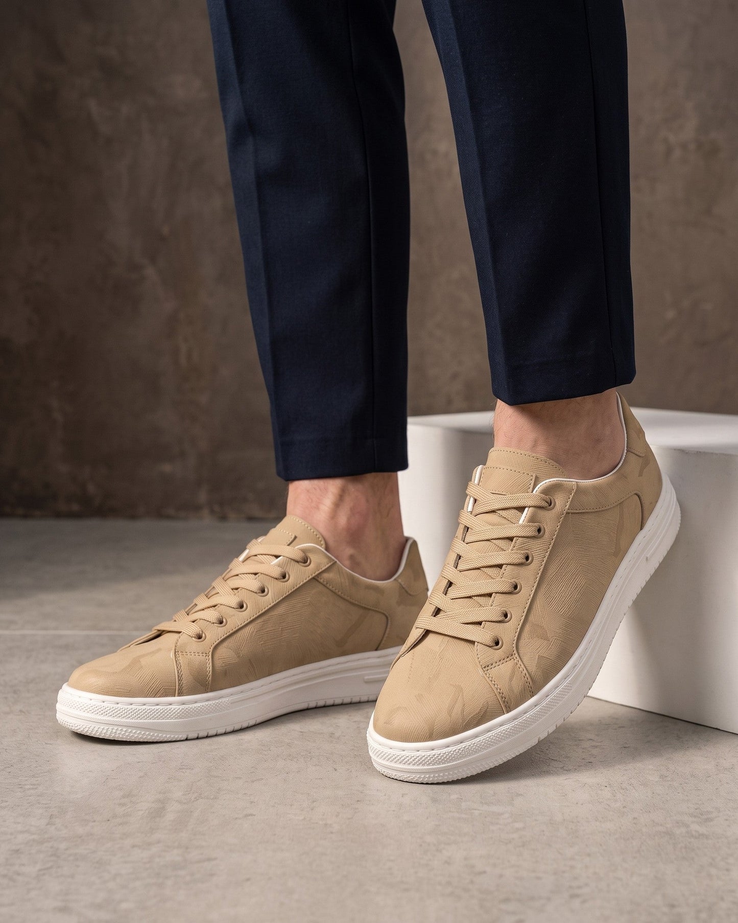 Michele Embossed Sneakers