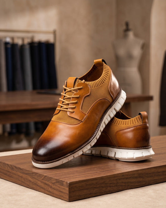 Emilio Faux Leather Hybrid Sneaker