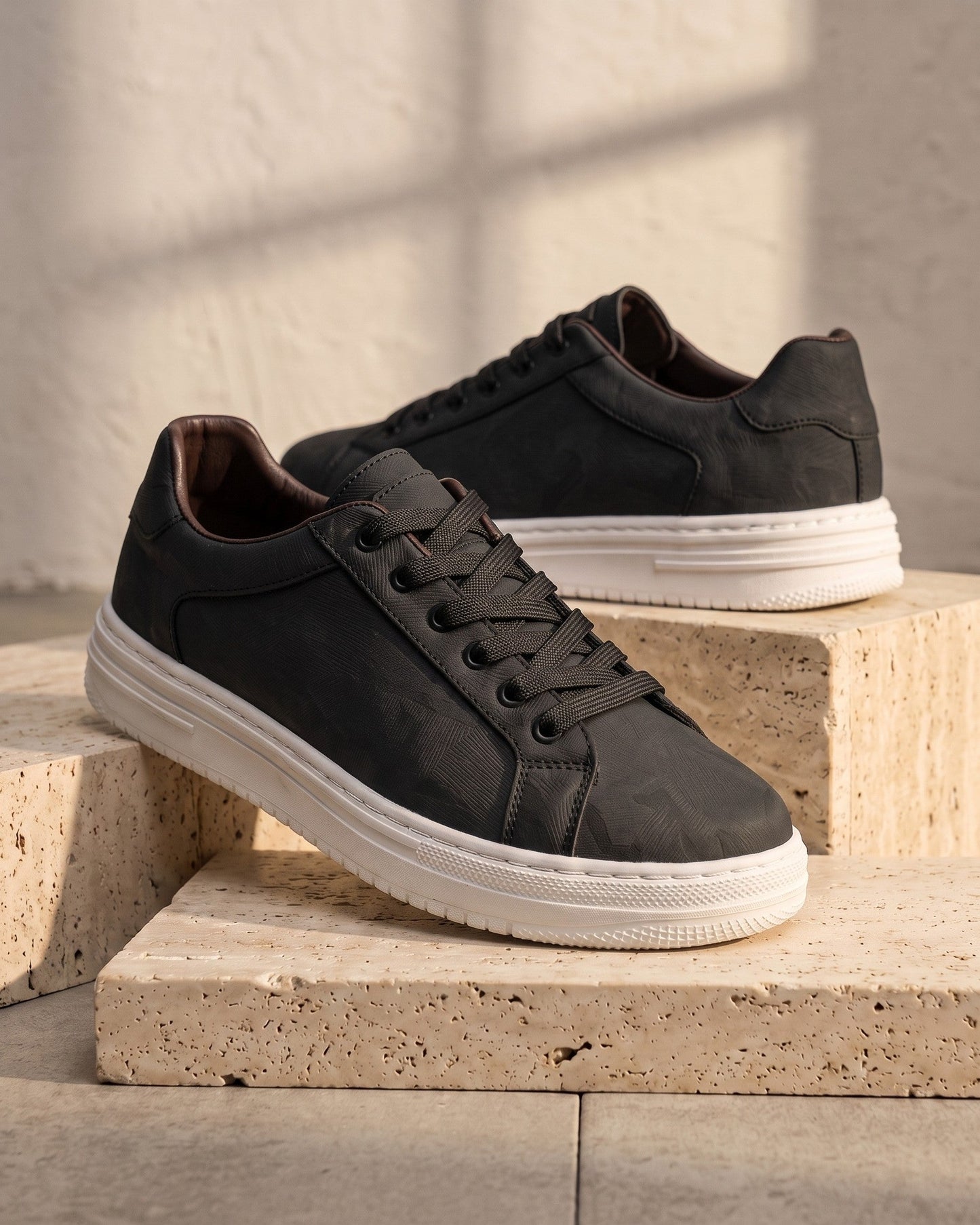 Michele Embossed Sneakers